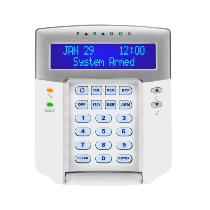 K32LCD - Teclado LCD para 32 zonas
