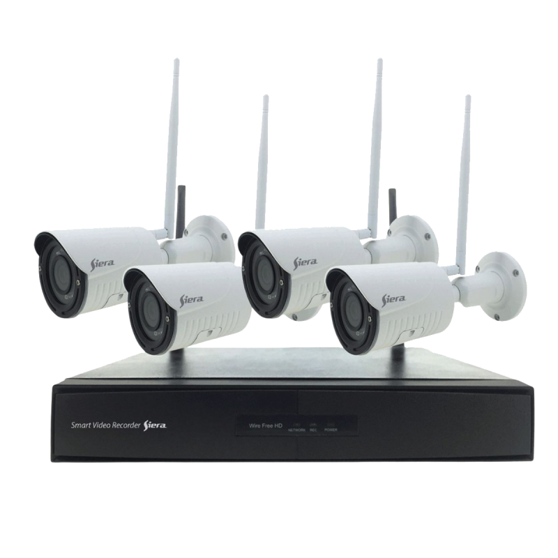 KIT WIFI - Kit DVR com 04 Câmeras Wifi