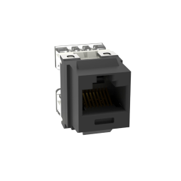 NKP5E88MBL - Módulo Keystone Jack RJ45 UTP Categoria 5e NetKey® - Preto